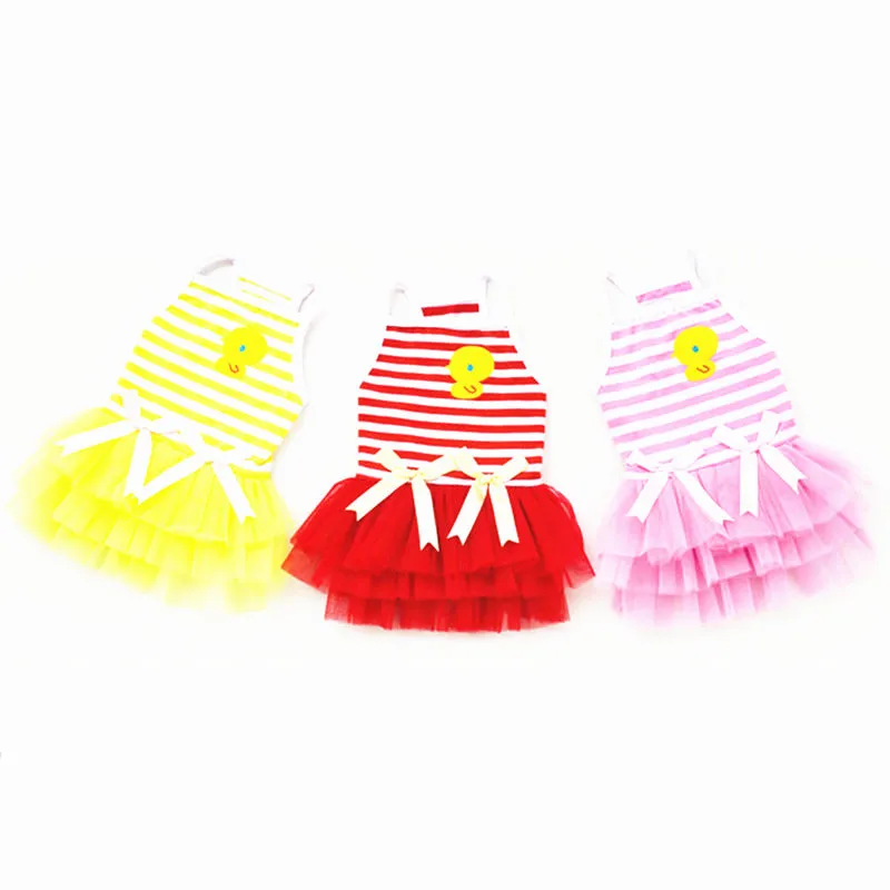 Free shipping cheap dog dress for puppy pet robe chien summer clothes skirt princess girl |