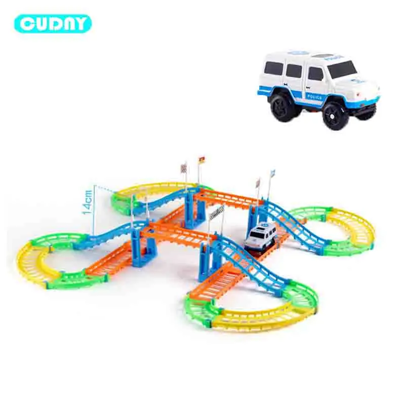 Cudny 86 шт. Glow следы Электрический светодиодный свет цепи автомобилей детская