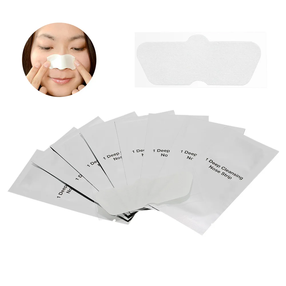 10pcs/set Nose Pore Strips with Charcoal Extracts Deep Cleansing Blackhead Remover Cleaner Skin Care Tools | Красота и здоровье