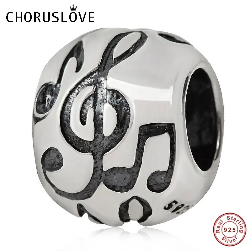 Choruslove подвеска в форме ноты серебро 925 пробы I Love Music Piano Beads fit Pandora Оригинал Серебро
