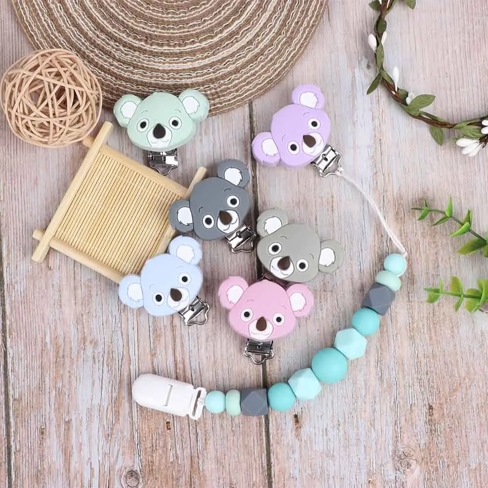 TYRY.HU 2 шт./лот зажим для соски мультфильм коала своими руками детская пустышка