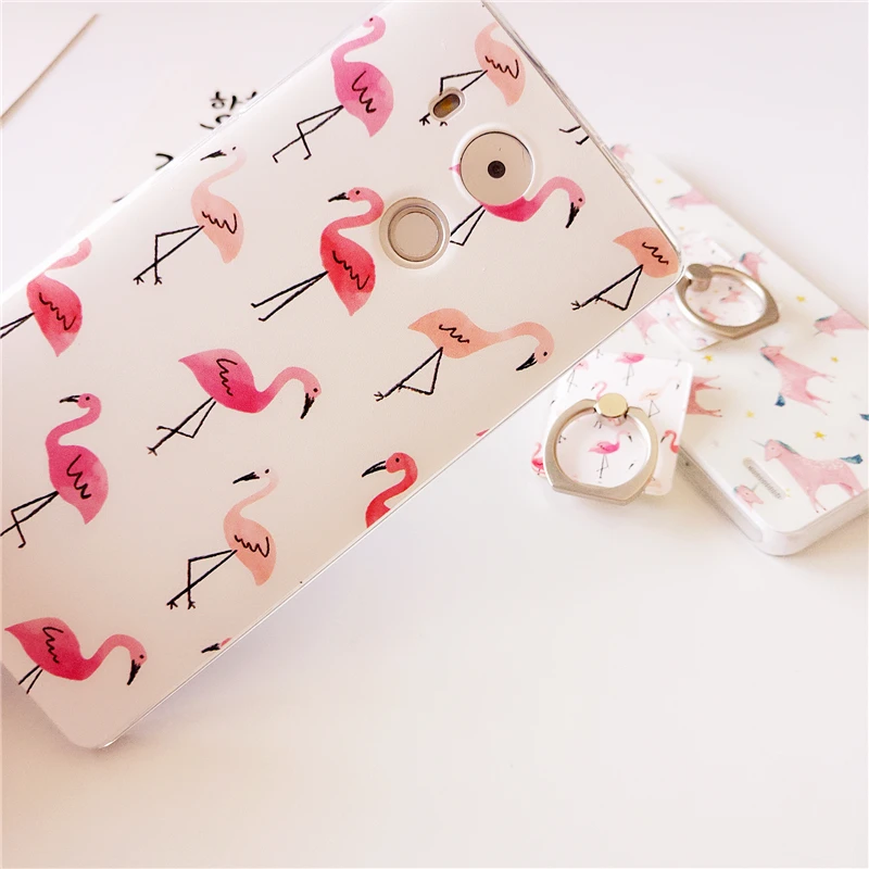 For Huawei mate 8 Case Cover Flamingo original TPU for huawei p8 lite honor 6x 6 phone cases silicone unicom 100% |