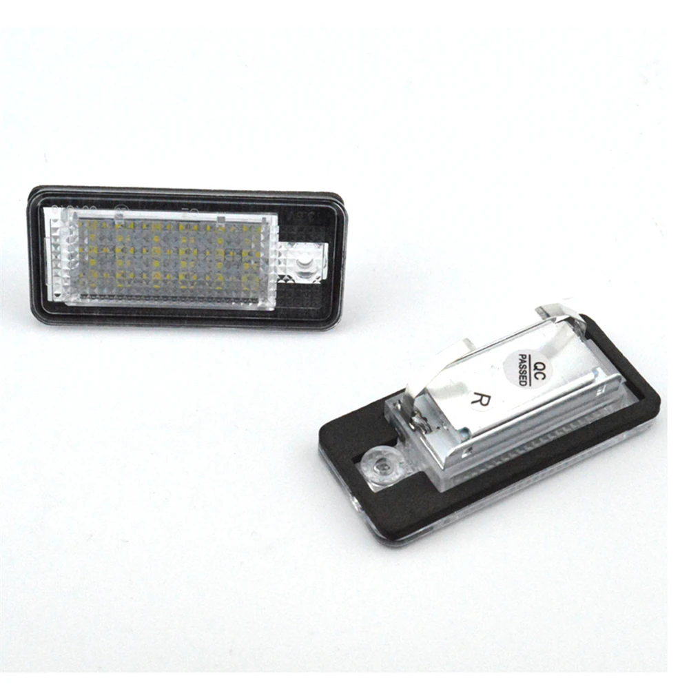 Canbus светодиодный номерной знак светильник лампа для Audi A3 A4 S4 RS4 B6 B7 A6 RS6 S6 C6 A5 S5 2D