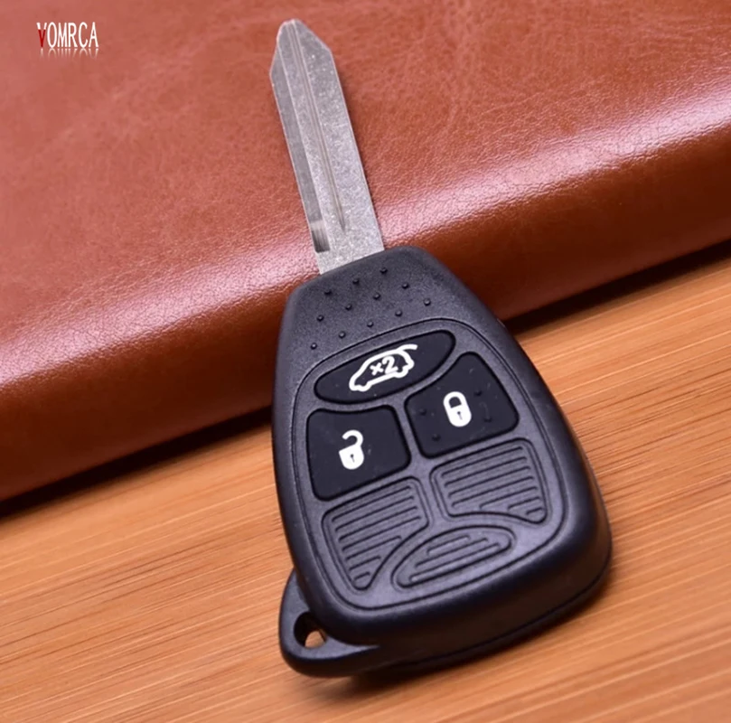 Кожаный чехол для автомобильного ключа высокого качества Jeep Chrysler 300 PT Cruiser Sebring Dodge