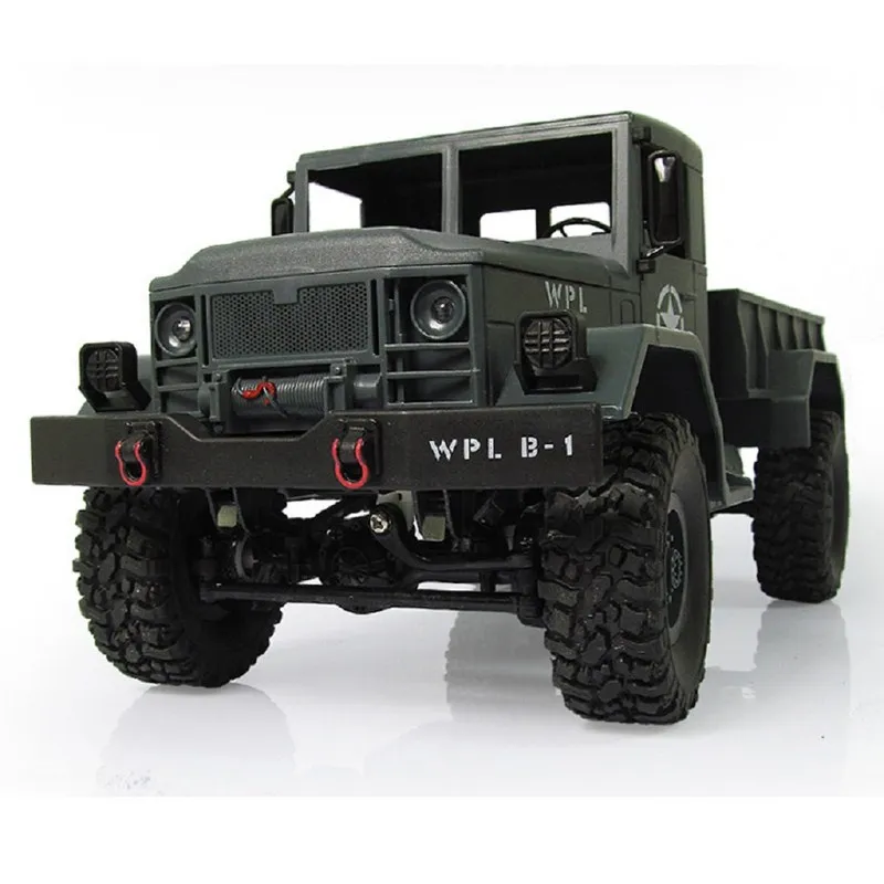 1/16 военный Радиоуправляемый грузовик 2 4G четыре колеса WPLB 14 внедорожный