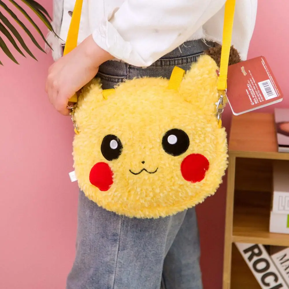 Рюкзак pikauchu плюшевая игрушка kawaii аниме сумка через плечо мягкая качественная