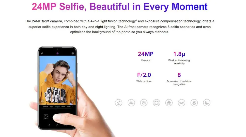 Оригинал huawei honor 10 Lite 4 Гб 64 6 21 &quot2340*1080 Восьмиядерный мобильный телефон двойной