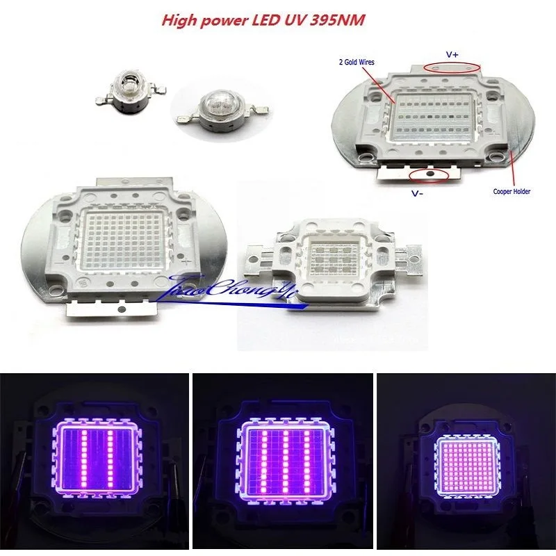 Ультрафиолетовый Мощный УФ светодиод для аквариума 3 Вт 10 50 100 нм|power led|power led 100wpower