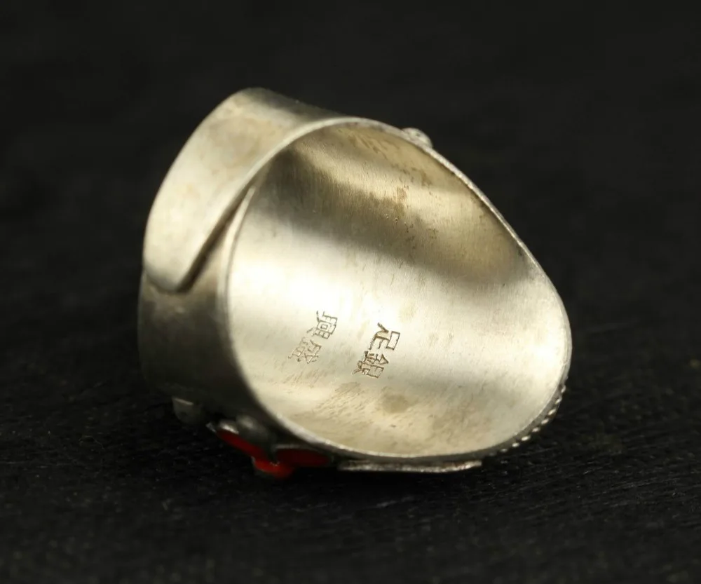 FENGASHOUW изысканный старинный ручной работы натуральный зеленый Тибет эмаль цветок