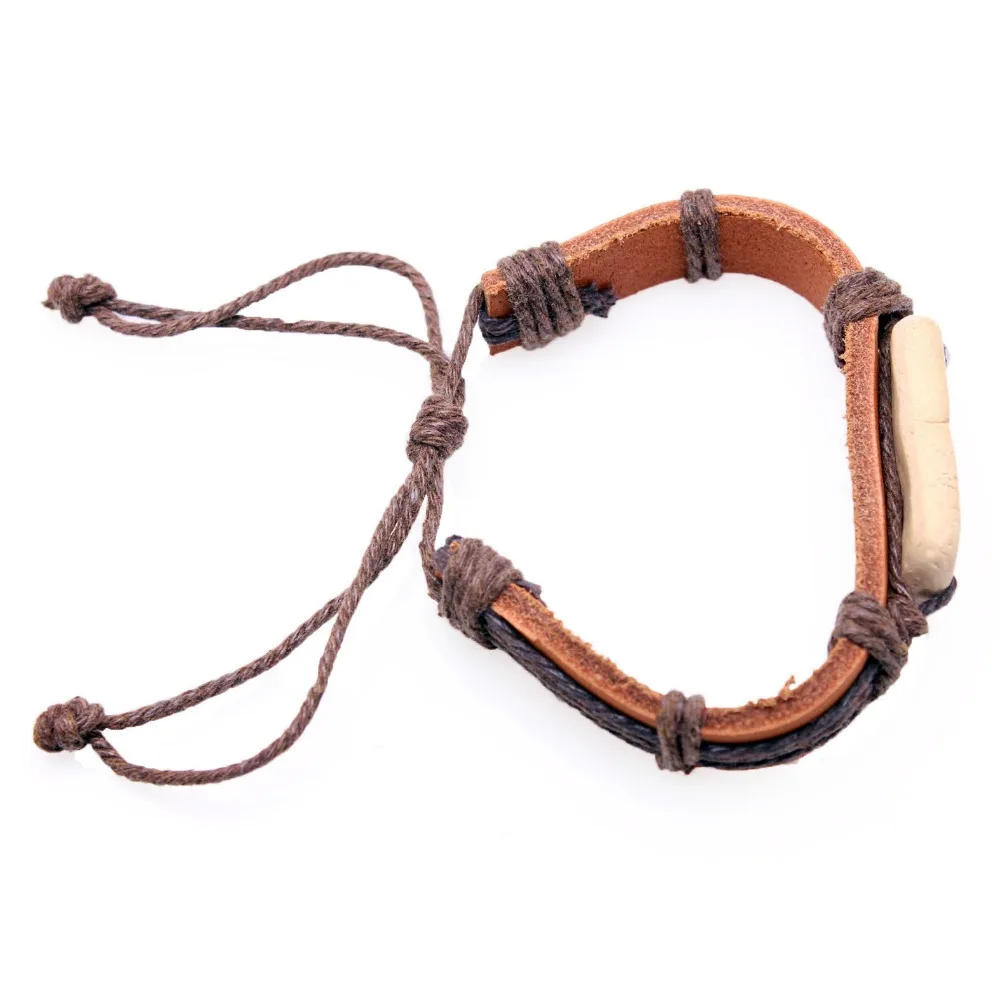 Couples Jewelry a Arrow through Hearts Faience Ware Leather Bracelet Valentine's Day Gift | Украшения и аксессуары