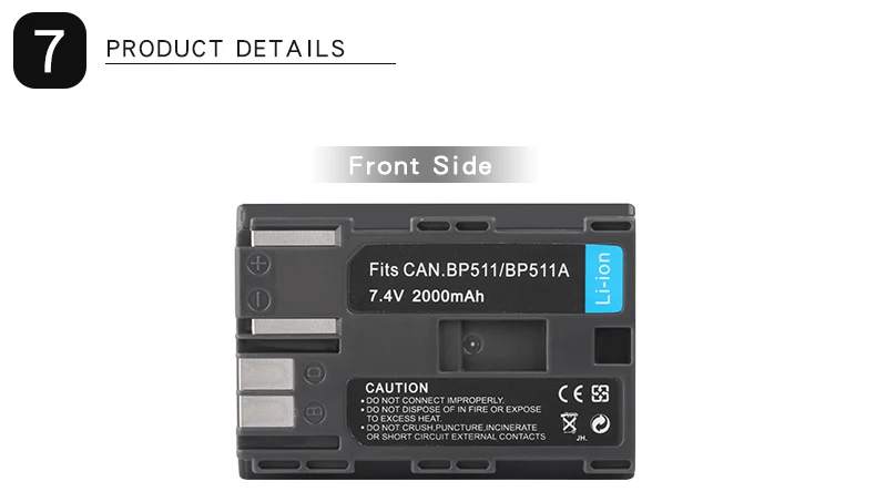 Батарея BP-511 BP 511 BP511 BP511A BP-511A Батарея или ЖК-дисплей USB Зарядное устройство для цифровой однообъективной зеркальной камеры Canon EOS 50D 40D 30D 20Da 20D 10D 5D 300D