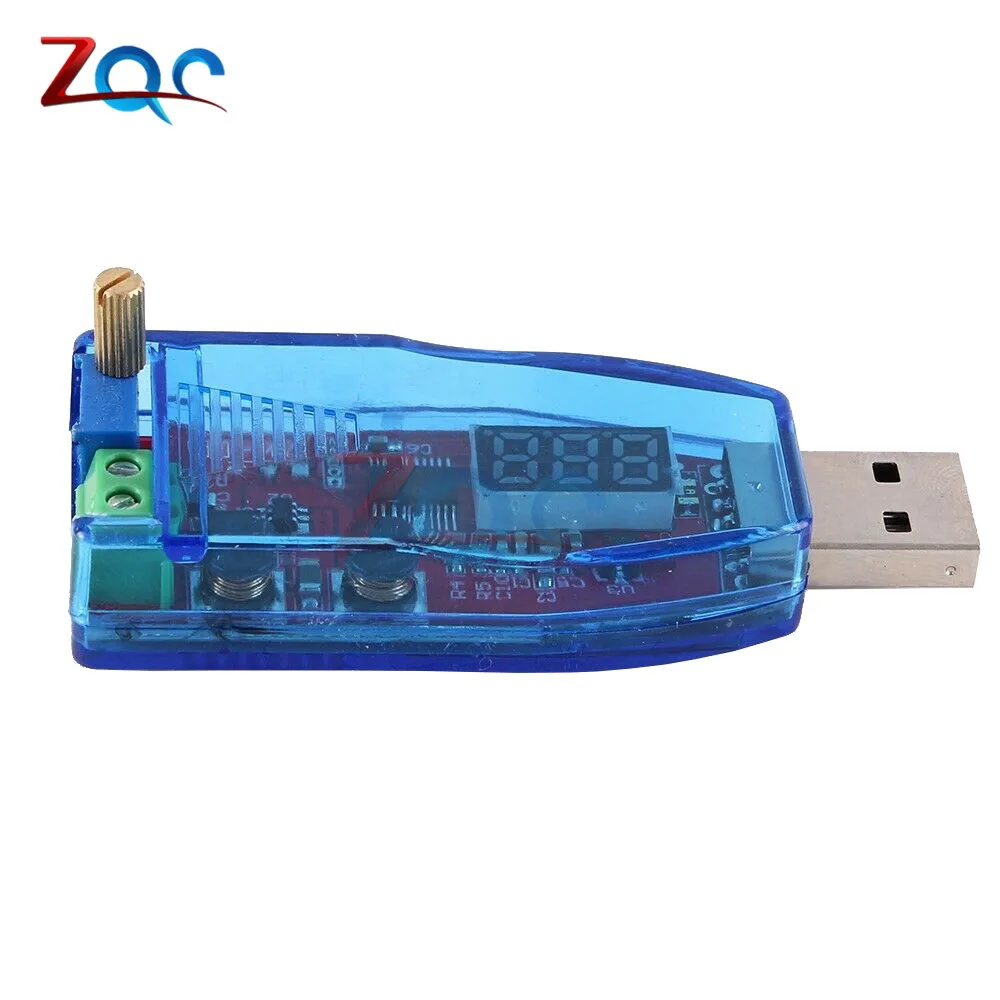 DC-DC 5V до 3,3 V 9V 12V 24V USB Шаг вверх и вниз Питание Модуль Регулируемый повышающий преобразователя постоянного тока Выход постоянного тока 1,0 V-24 V с Чехол