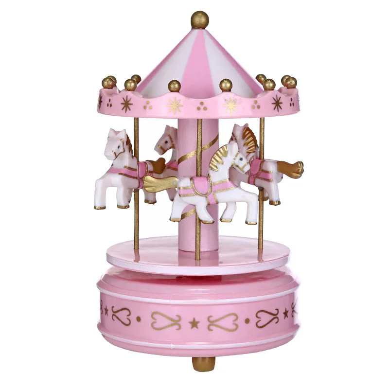 Merry-go-round музыкальные шкатулки Геометрическая музыка украшение детской комнаты