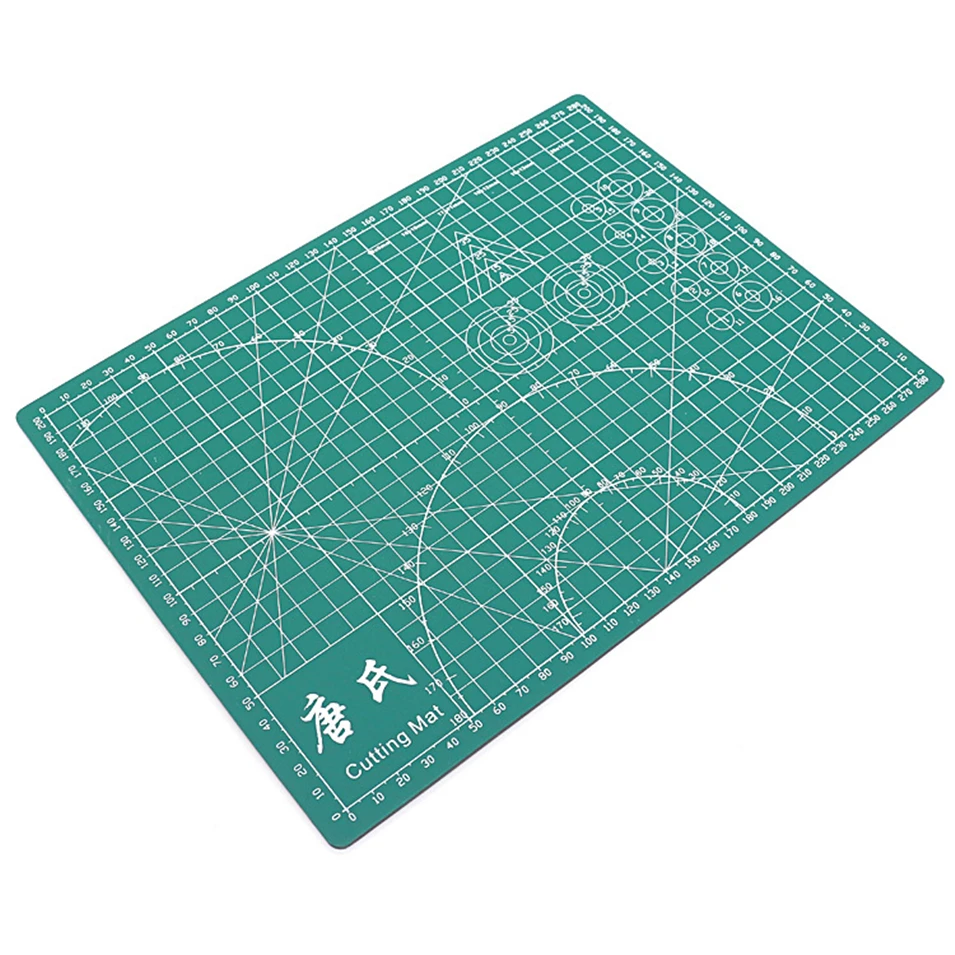 

PVC Cutting Mat A4 Durable Self-healing Cut Pad Patchwork Tools Handmade Diy Accessory Cutting Plate Dark Green 30*22cm