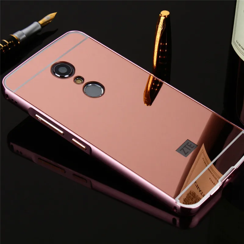 1 шт. для zte Axon 7 пушистое кольцо с драгоценным камнем, стразы, браслет, зеркальный чехол для телефона zte Blade A910 A610 V8 A2/V7 Lite