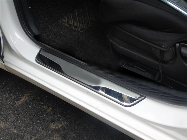 Накладка на порог для Hyundai Elantra 2012 2013 2014 из нержавеющей стали | Автомобили и