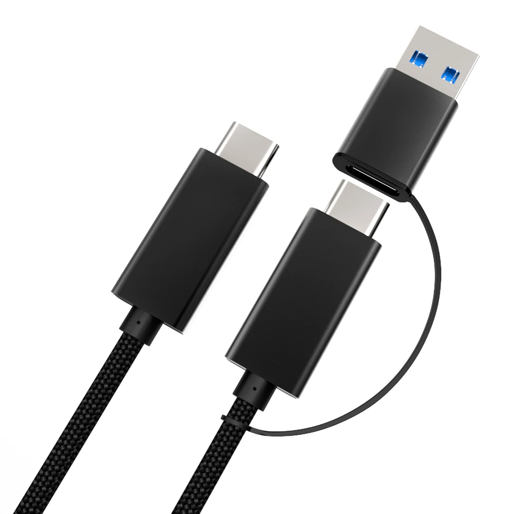 QC3.0 usb type-C кабель, USB 3,0 A-C для samsung Galaxy S9 Note 9 3A 60W PD Мощный USB 2 в 1 USB кабель