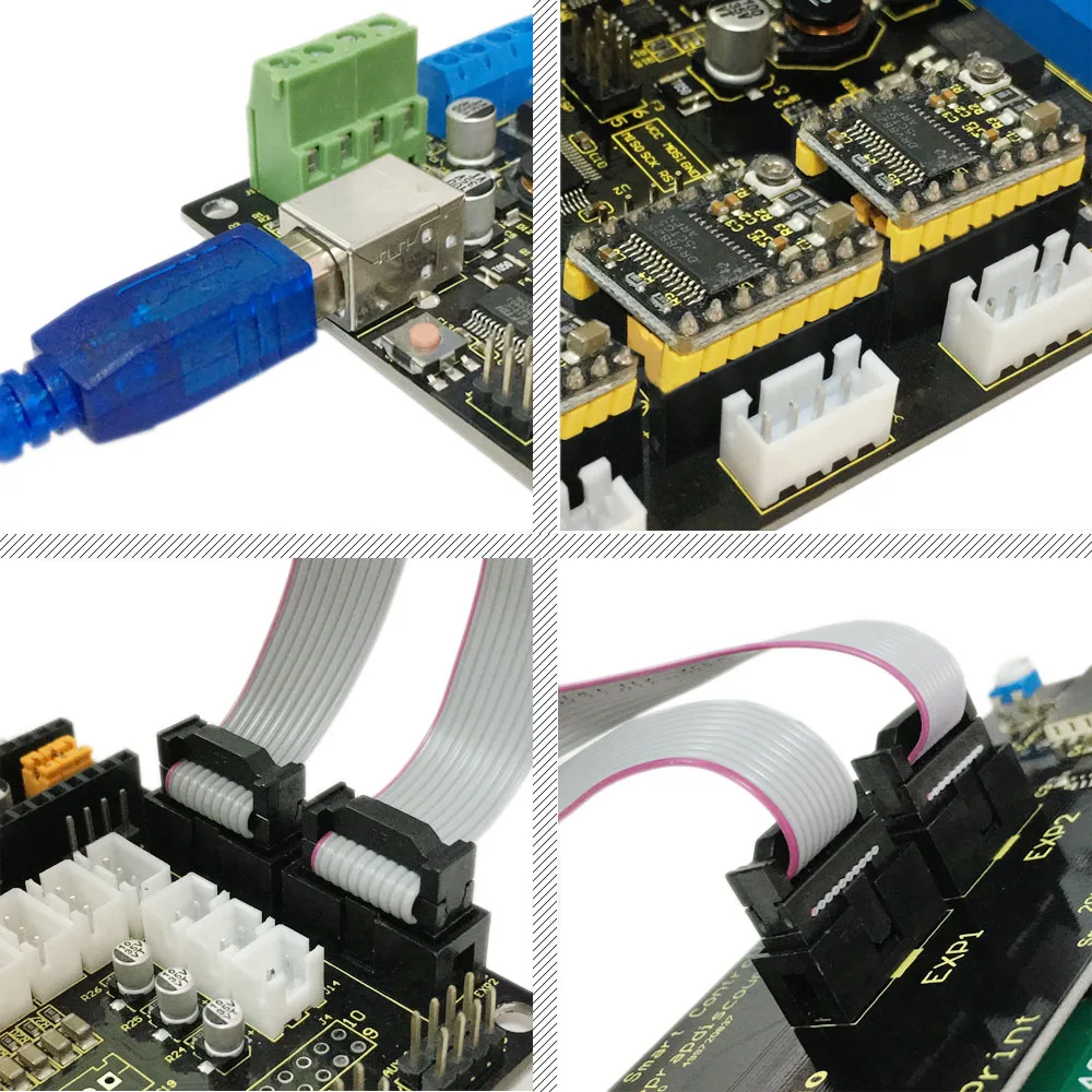 Бесплатная доставка! Keyestudio MKS GEN V1.2 + 2004LCD контроль 5x8825 привод USB адаптер для 3D DIY