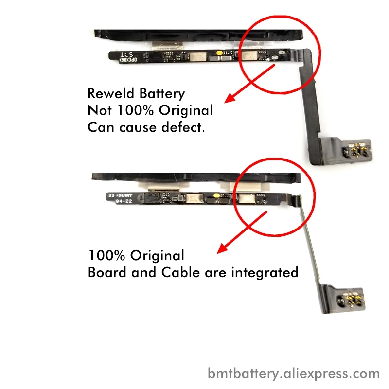 BMT оригинальный 20pcs Foxcon Фабричный аккумулятор 1715 mAh для iPhone 6 S Запасные части 100%