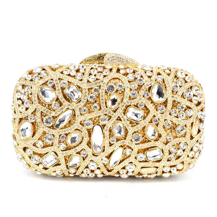 Модная Роскошная вечерняя сумочка с блестящими бриллиантами Фиолетовый клатч