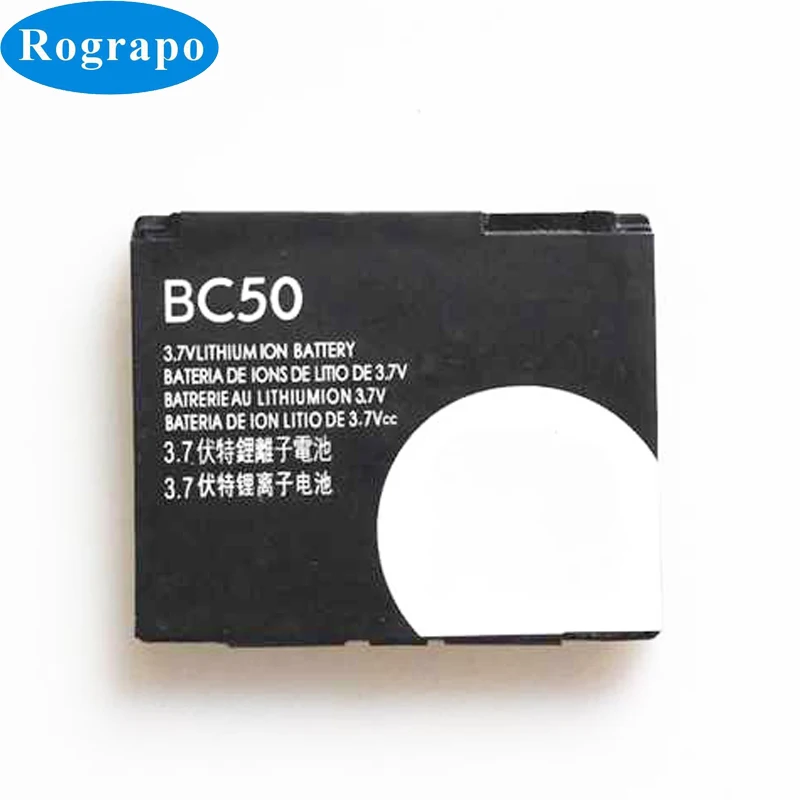 

Official 3.7V 700mAh BC50 BC 50 Replacement Battery For Motorola RIZR Z3 ROKR Z6m SLVR L2 L6 L7 KRZR K1 K2 R1 Z1 Z3 E8 C257 C261