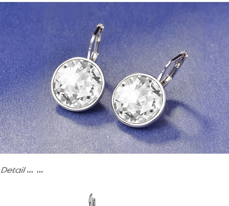 Трендовые Стильные Классические серьги-капли с кристаллами Swarovski для женщин, Элегантные Серьги Brincos Pendientes, новые серьги, модное ювелирное изделие
