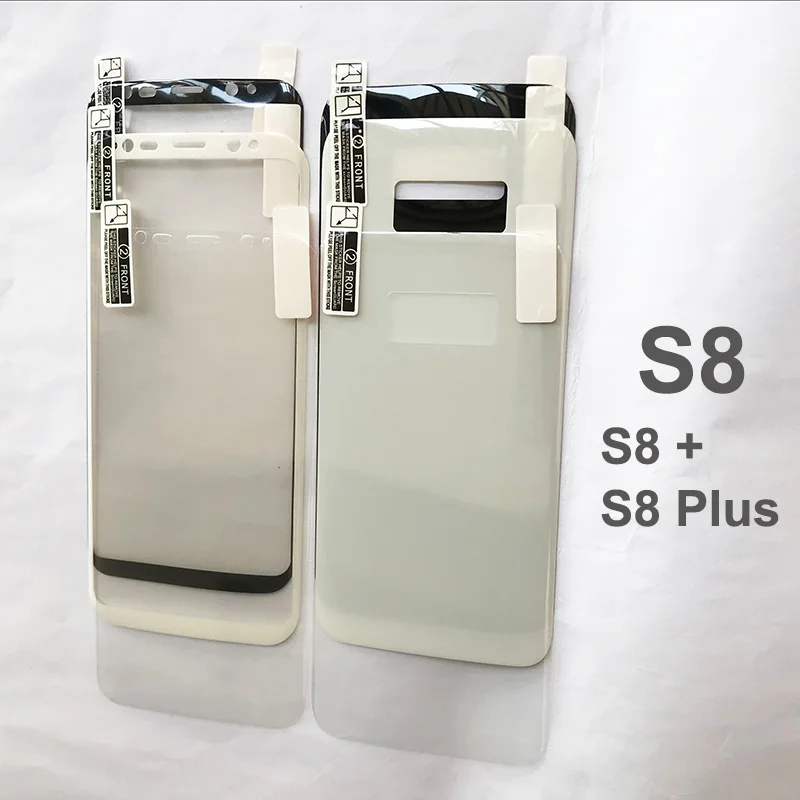 3D Передняя и задняя мягкая пленка протектор экрана для samsung Galaxy S10 plus S9 S8 S7 S6 край