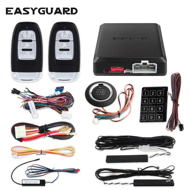 EASYGUARD компания Автосигнализация комплект psssive Автозапуск система с