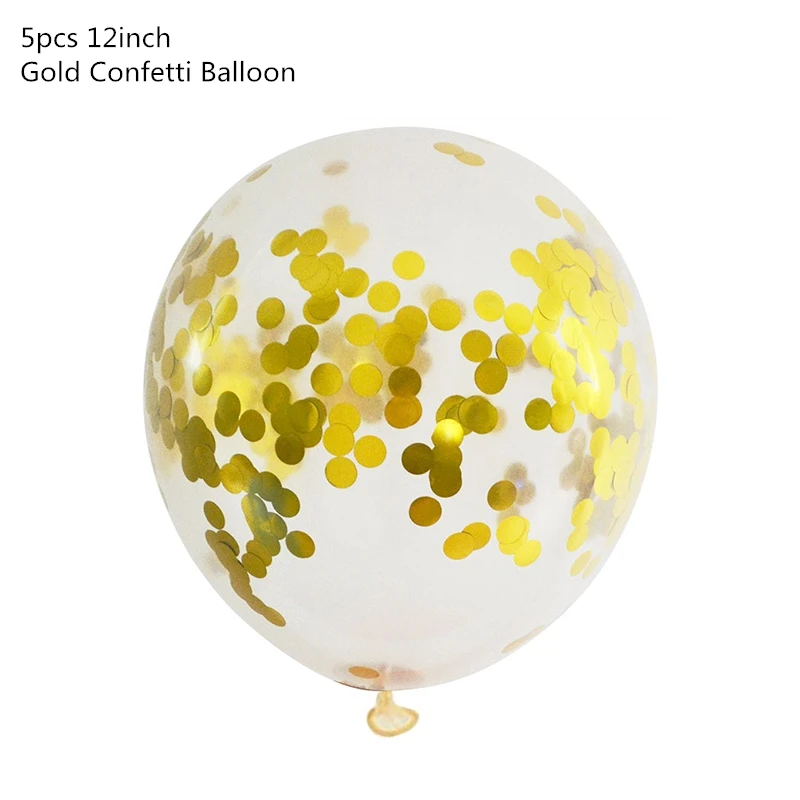 5pc confetti balloon Детский душ мальчик украшения для девочек набор это мальчик это девочка о Детские воздушные шары пол раскрыть Дети День Рождения Вечеринка ребенок душ подарки - Цвет: 5pc confetti balloon