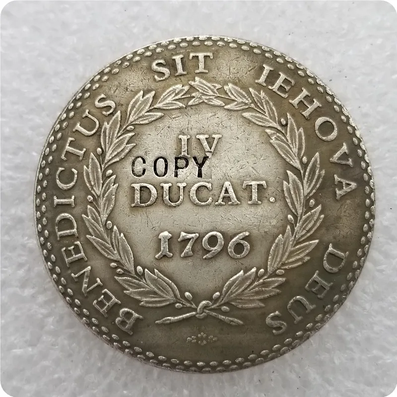 Посеребренная 1796 швейцарская монета копия памятных монет медаль коллекционные