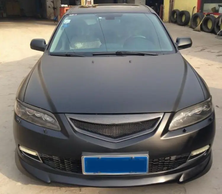 Подходит для MAZDA 6 2003-2005 2006 2010 2011- углеродное волокно гриль гоночные грили решетка