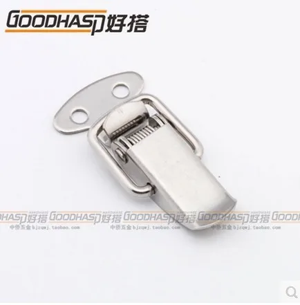 10 шт. высокое качество пружинная защелка из нержавеющей стали для коробок замок