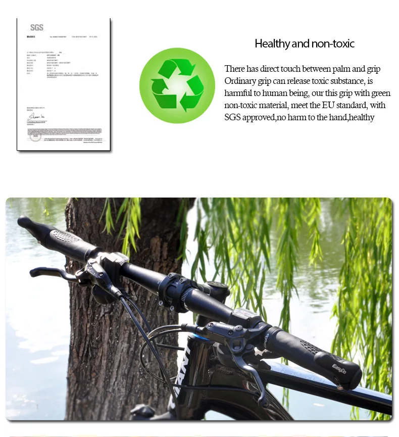 Велосипед EASYDO Велосипедные компоненты бар концы ручки MTB резиновые ручки и магния ручка из сплава держатель эргономичные мягкие ручки 1020D