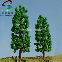 50pcs h 12cm model wire scale tree for building model layout model tree with leaf