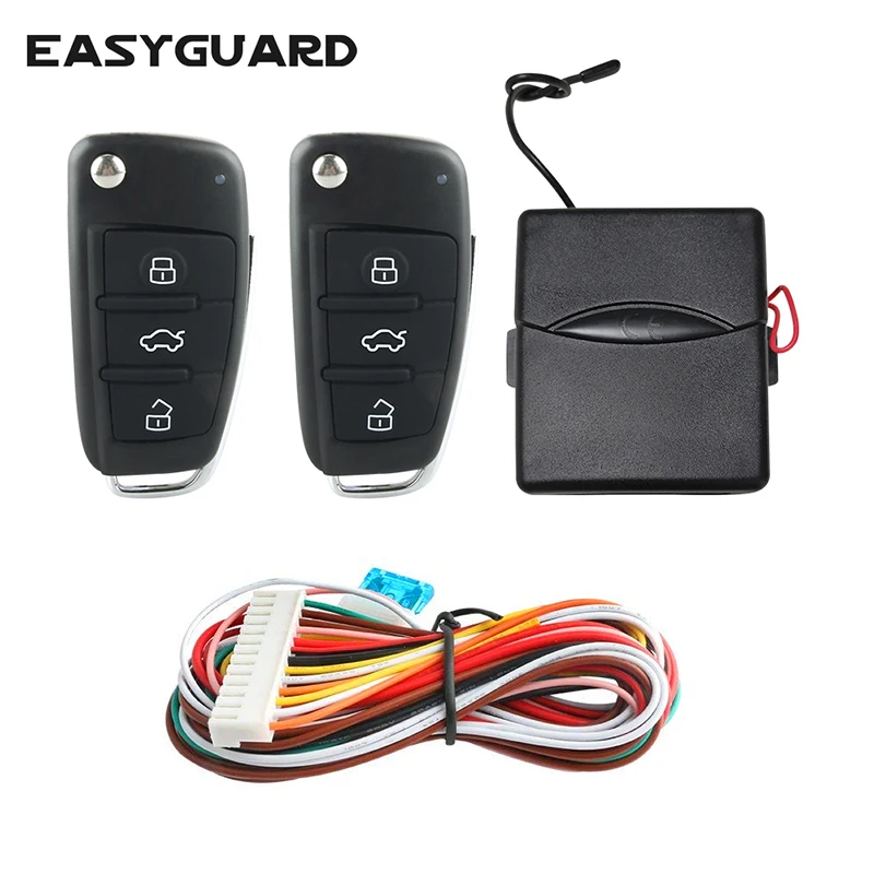 

Универсальная автомобильная Система бесключевого доступа автомобиля EASYGUARD, Дистанционный Замок для разблокировки багажника, удаленное оп...