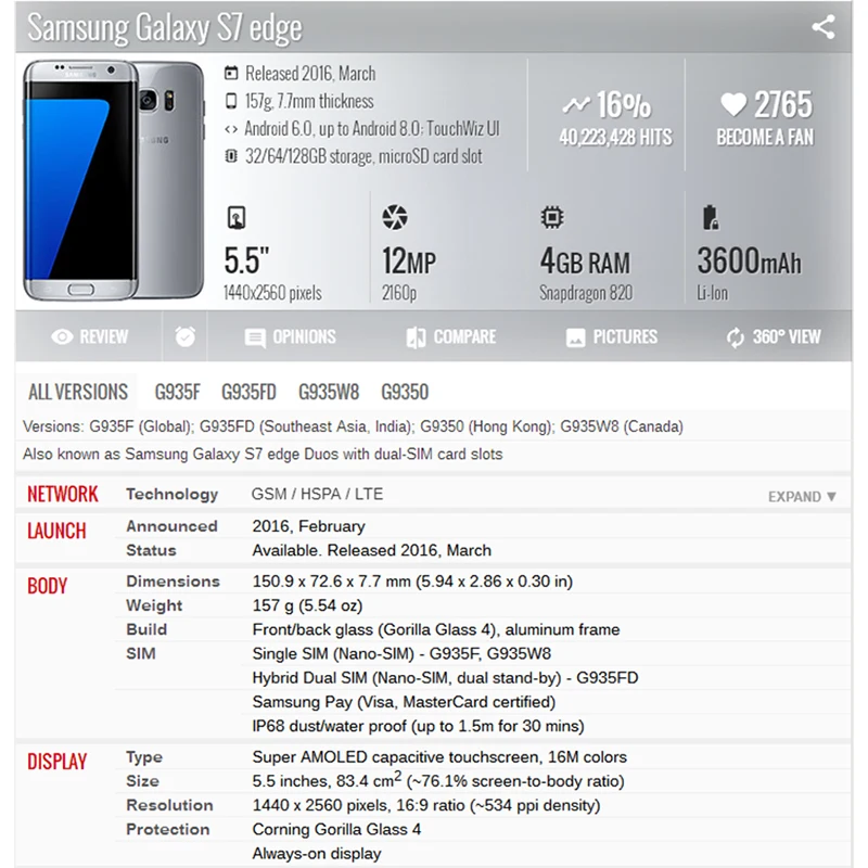 Оригинальный 5 ''Super AMOLED с рамкой для samsung Galaxy S7 edge G935V G935P G935A G935T ЖК дисплей
