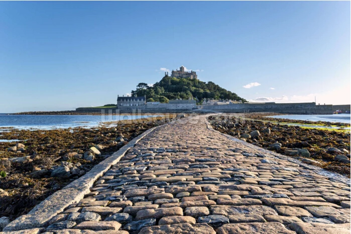 Пользовательские пейзажные обои St Michaels Mount Cornwall 3D современные для гостиной