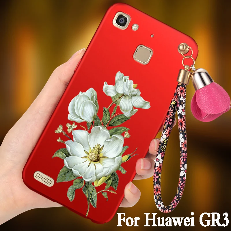 Роскошный чехол для huawei gr3 защитный мобильного телефона tag-l21 Жесткий Чехол enjoy 5S с