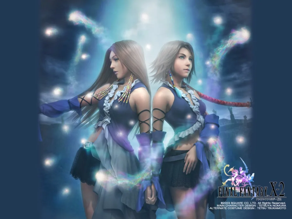 Аниме Final Fantasy cosplay-Final Fantasy X 10 Yuna Lenne Song Косплей костюмы Юна костюм с сережками* 4 и ожерелье