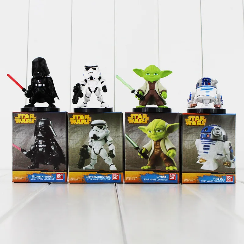 with box -B 5 см Moive мультфильм аниме ПВХ фигурка модель куклы для мальчиков детские подарки - Цвет: with box -B