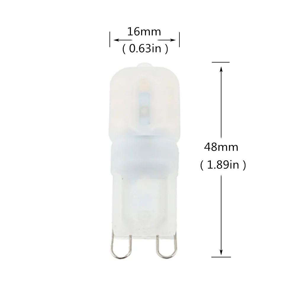 3 Вт G9 светодиодный лампа светильник 110V 220V 2835SMD 250lm передвижной лампой с