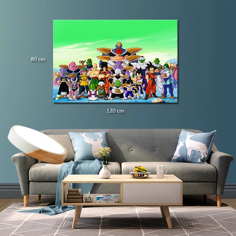 Goku Dragon Ball Z украшения на день рождения набор воздушный шар Холст Картина соломенная бумажная чашка тарелка ткани - Цвет: background B