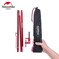 naturehike portable folding lamp pole ultralight hiking camping aluminum alloy small light pole travel picnic 230g