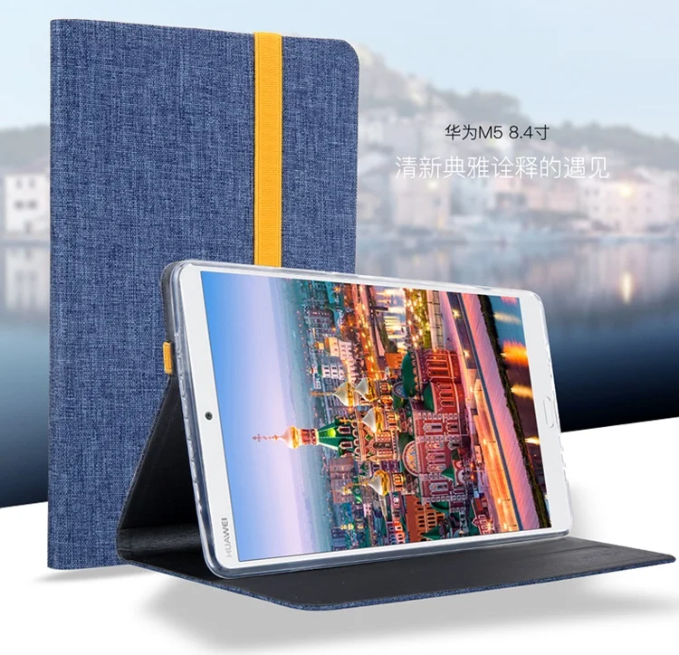 Чехол для huawei Mediapad M5 SHT-AL09 SHT-W09 8," чехол смарт Ткань Стенд планшеты чехол для huawei M5 8,4" чехол kimTHmall