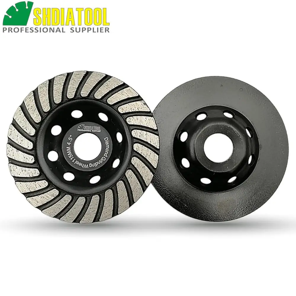 SHDIATOOL 2 шт. 115 mmDiamond Turbo Row шлифовальные Кубок колеса бетон кладки и некоторые Другое