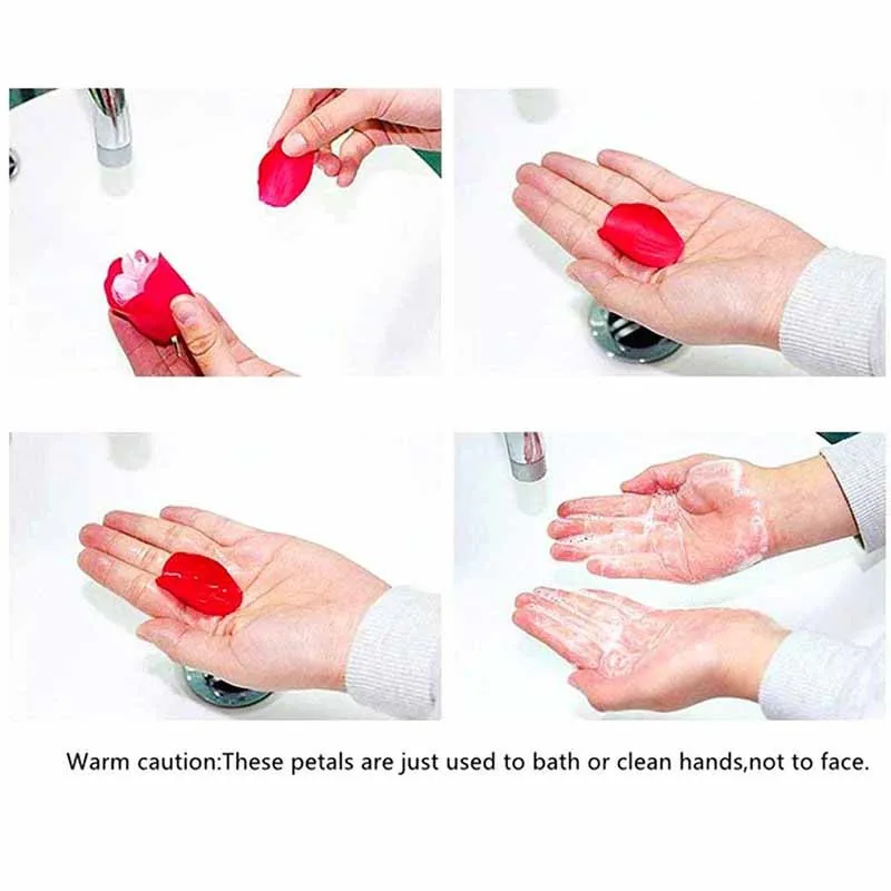 50 шт. цветочное ароматическое мыло для ванной лепестки роз растительное эфирное