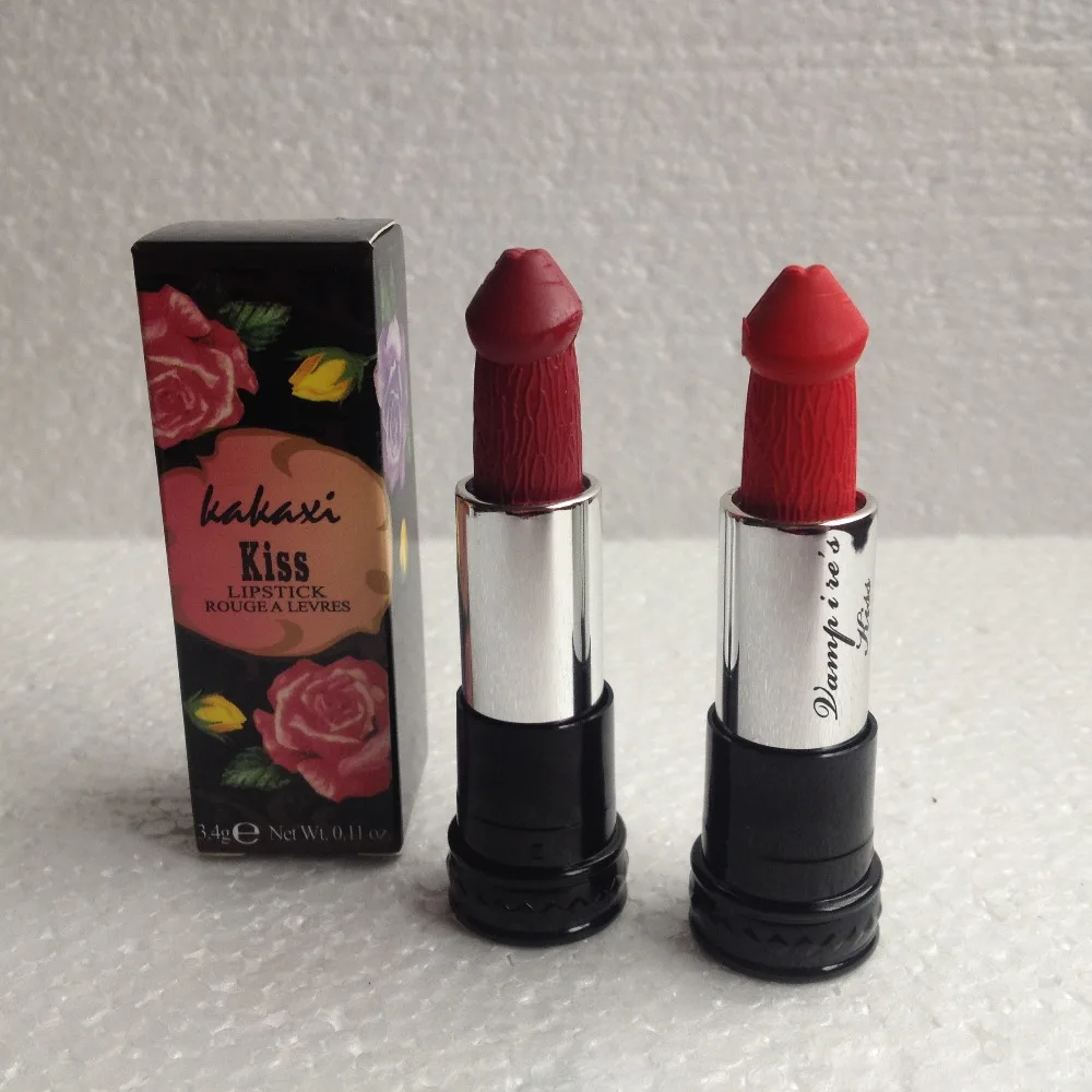 Бренд 6 цветов Помада в форме пениса гриб длительное увлажнение косметика румяна