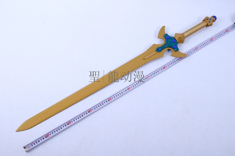 Меч S0496 SAO ART ONLINE II KIRIGAYA KAZUTO KIRITO GOLDEN EXCALIBUR с черным нейлоновым чехлом 42 дюйма|sword art