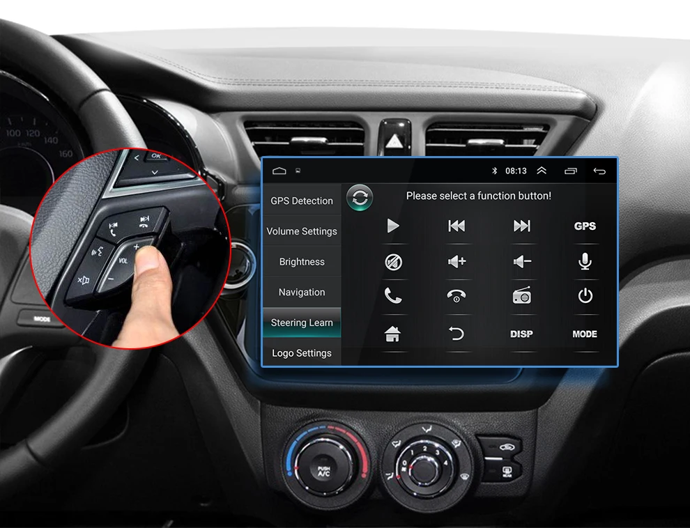 2din Android 8,1 wifi gps навигация автомобильная магнитола для Kia K2 Rio 2012 2013 автомобильный dvd-плеер Видео Стерео магнитофон