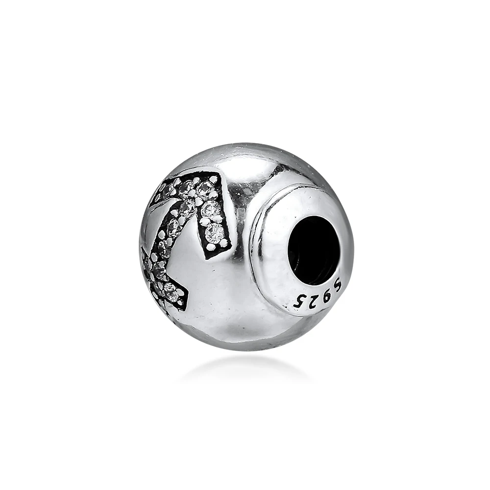Бусины Стрелец с прозрачным кубическим цирконием шармы Pandora Essence браслеты 925 пробы серебряные ювелирные изделия, подвески-талисманы